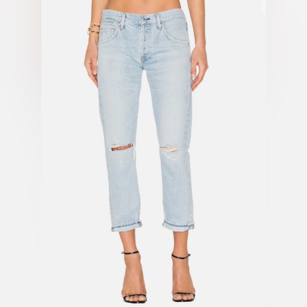 Citizens of Humanity Emerson Slim Boyfriend Distressed